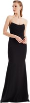 Trendyol Robe de soirée et de bal sirène standard sans bretelles pour femme