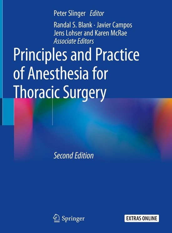 Principles and Practice of Anesthesia for Thoracic Surgery - cover