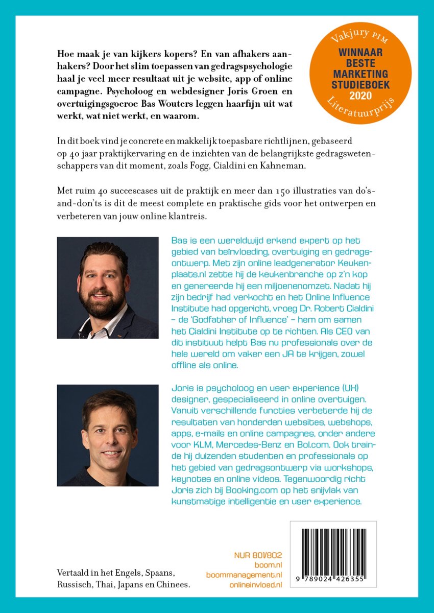 Online invloed - back cover