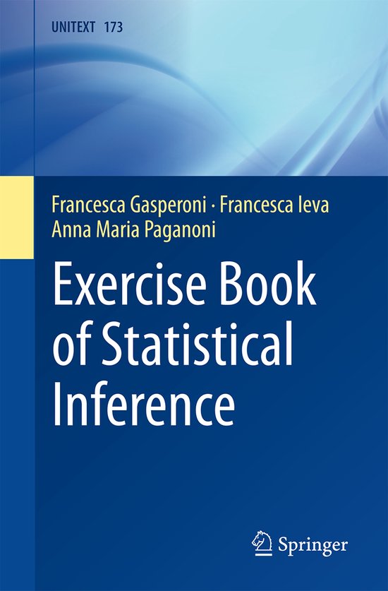 UNITEXT173- Exercise Book of Statistical Inference - cover
