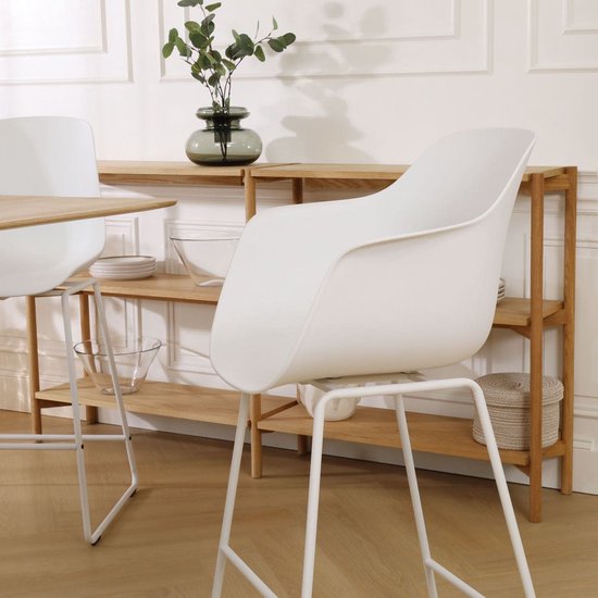 Nolon Nino blanc 65 cm - Siège Witte avec accoudoirs