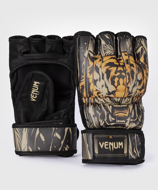 Gants de MMA Venum Tiger Zwart Oranje Néon - M