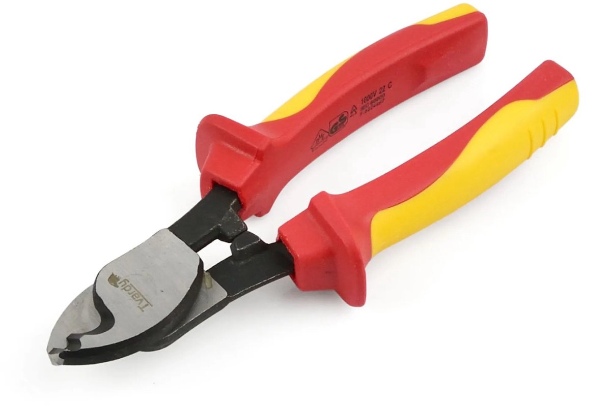Tvardy Elektrische kabelschaar - 160 mm - VDE-geïsoleerd - Ergonomisch ontwerp