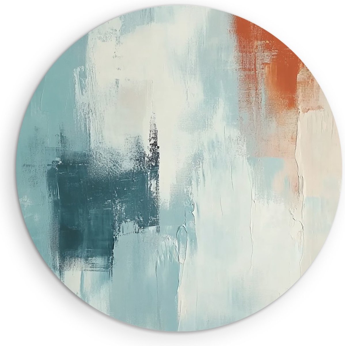 Saammp Forex Muurcirkel - Minimalisitsche vegen - Abstract kunstwerk - Ø 40 - Wandcirkel -