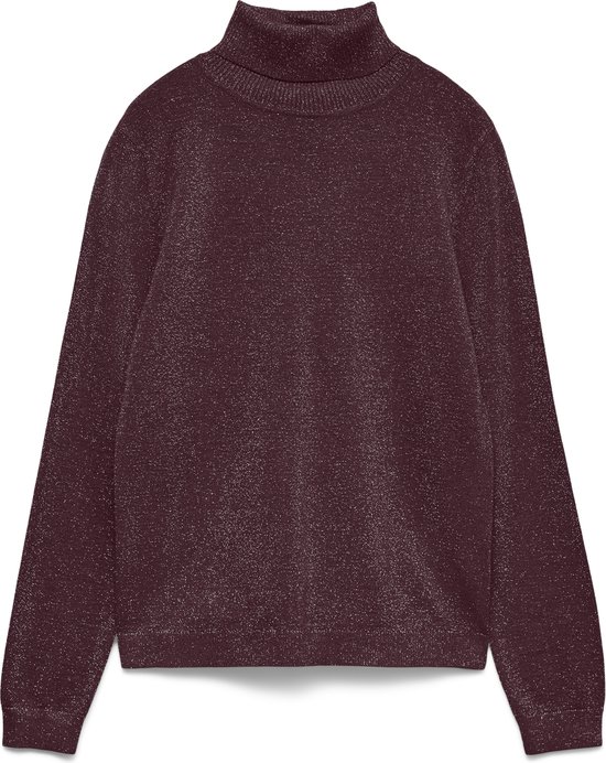 VERO MODA - VMHAPPYGLITTER LS ROLLNK PULLOVER BOO LX - Femmes - Pulls tricotés