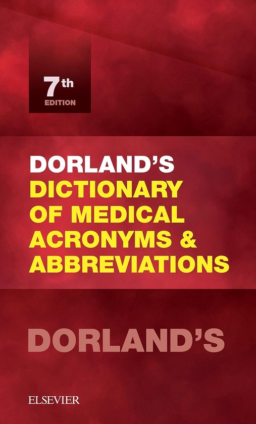 Dorland's Dictionary of Medical Acronyms and Abbreviations - cover
