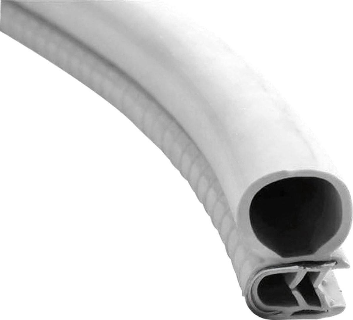 Autorandbeschermstrip rubber 6 m - afdichtingsprofiel kofferbakafdichting - auto deurbeschermstrip - wit .
