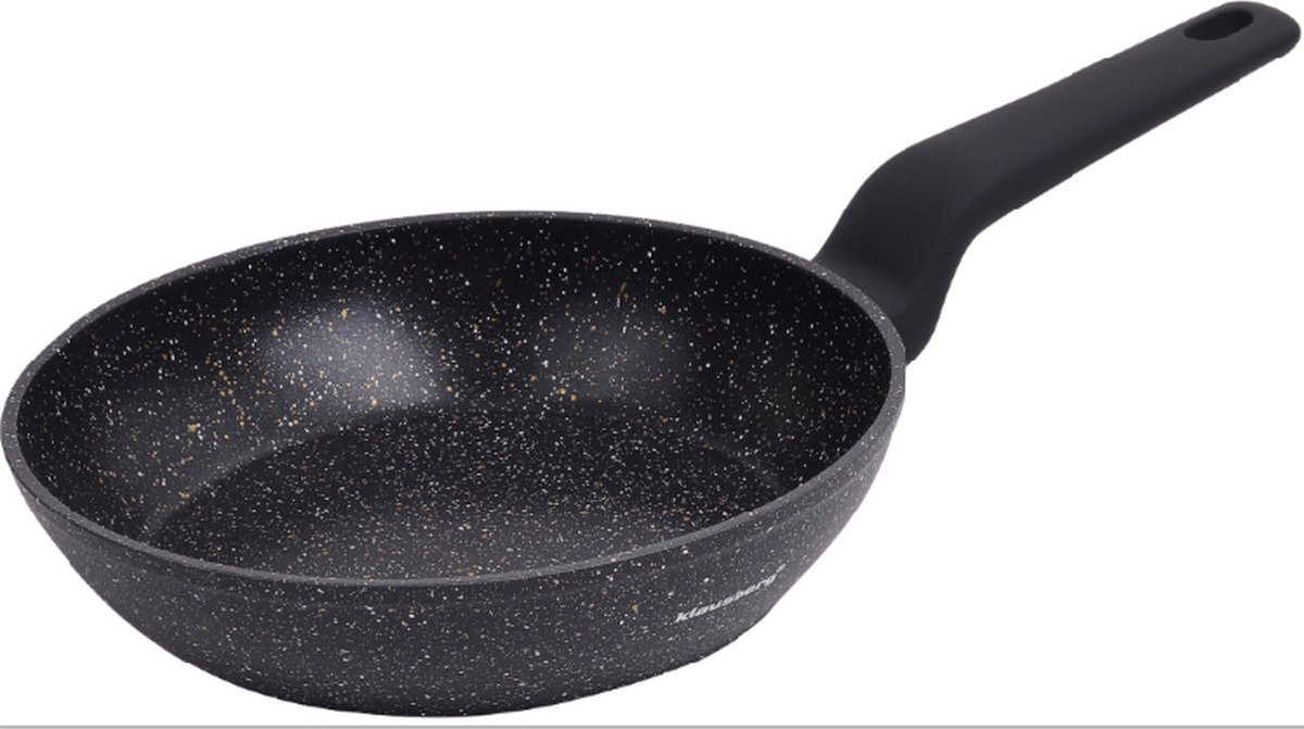 Klausberg 7663 - Zwart Marmeren koekenpan - 20 cm - zwart
