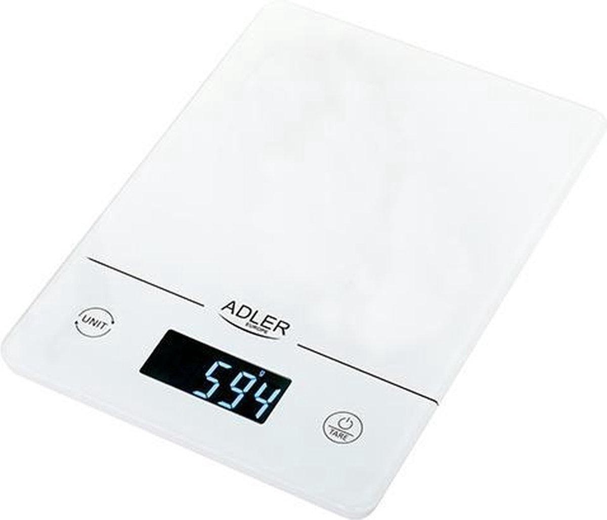 Adler AD3170 - Keukenweegschaal - tot 15 kg - wit