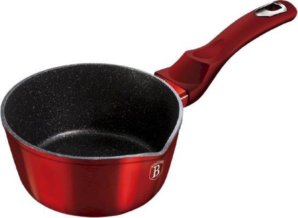 Berlinger Haus 1255 - Sauspan Burgundy 1,2 Liter Aluminium Rood/zwart