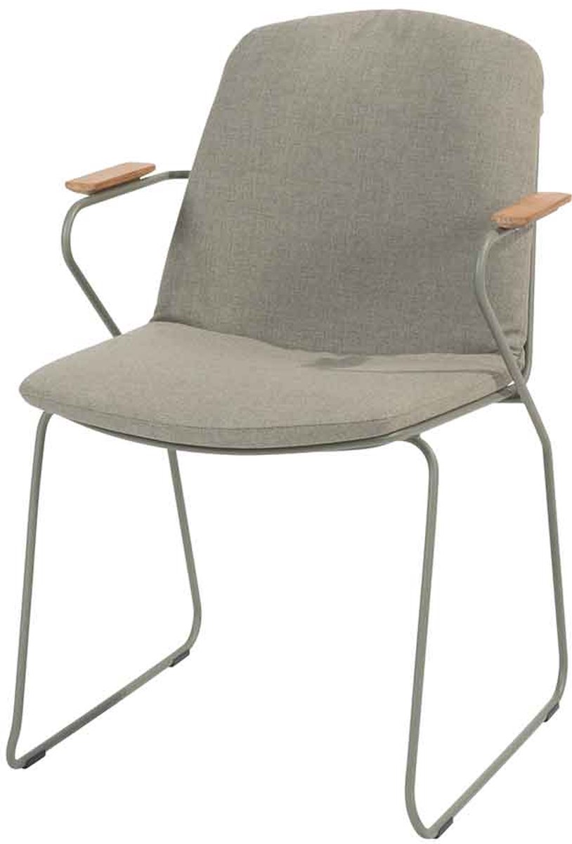 4 Seasons Outdoor Veneto chaise de jardin empilable - olive