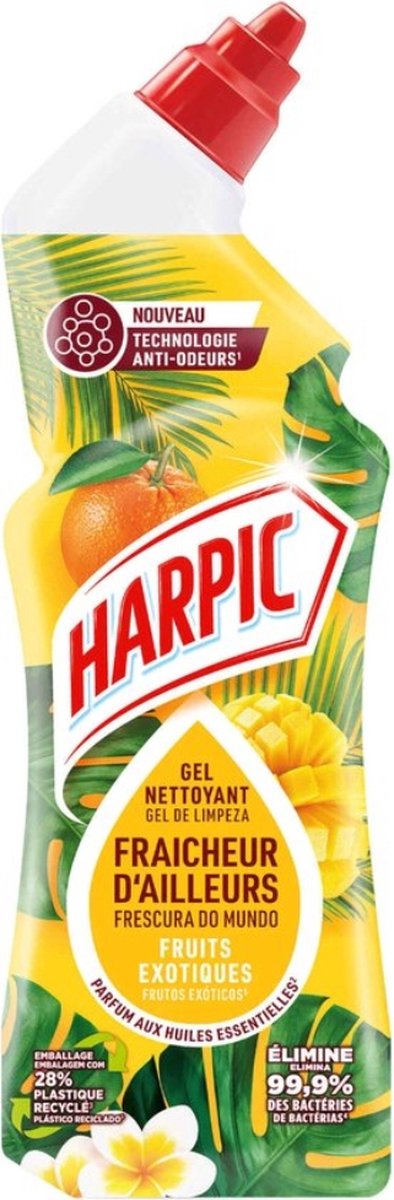 Goedkoopste Harpic - Toiletreiniger - Gel - Exotisch Fruit Parfum - 750 ml