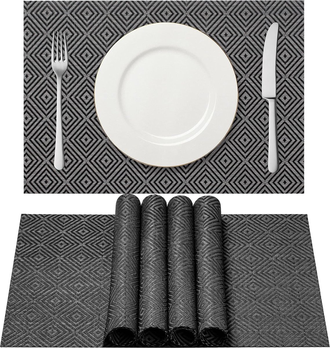 Goodivery ® Set van 6 Luxe Woondecoratieve Tafellopers, Vuilafstotend en Wasbaar
