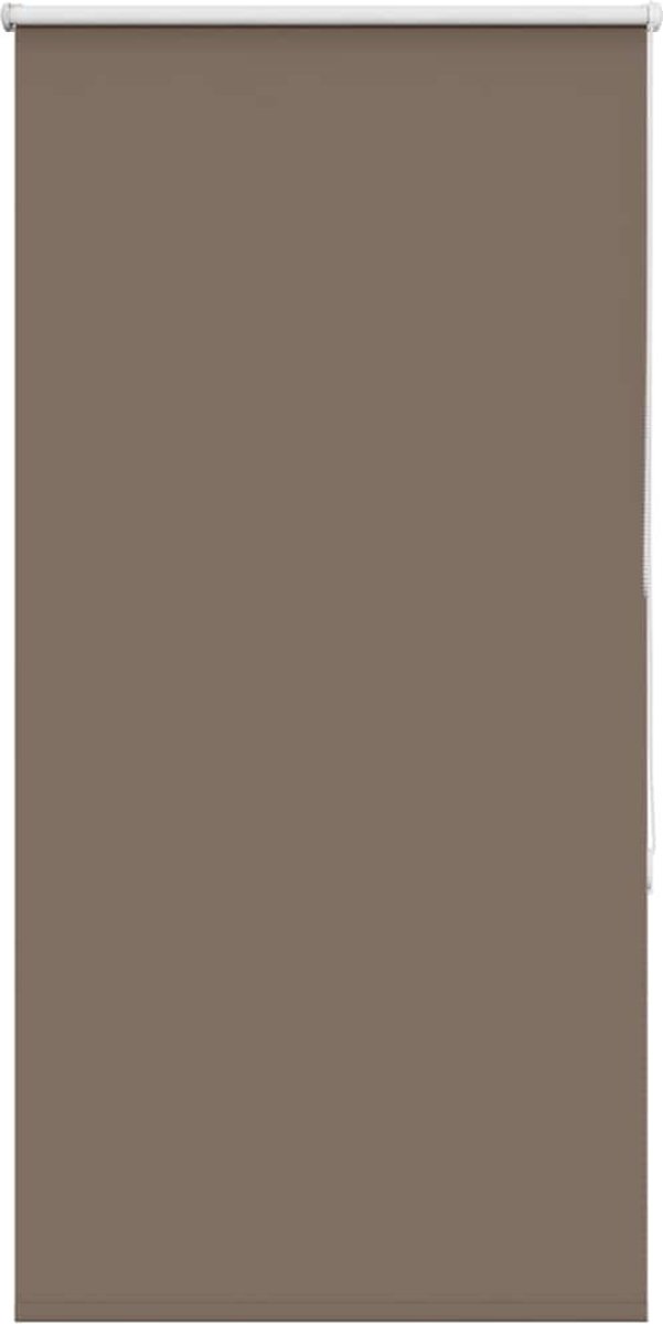 vidaXL Rolgordijn - verduisterend - koffie - 75x150 - cm - stofbreedte - 70,7 - cm