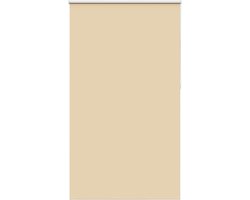 vidaXL - Rolgordijn - verduisterend - 120x210 - cm - stofbreedte - 116,6 - cm - beige