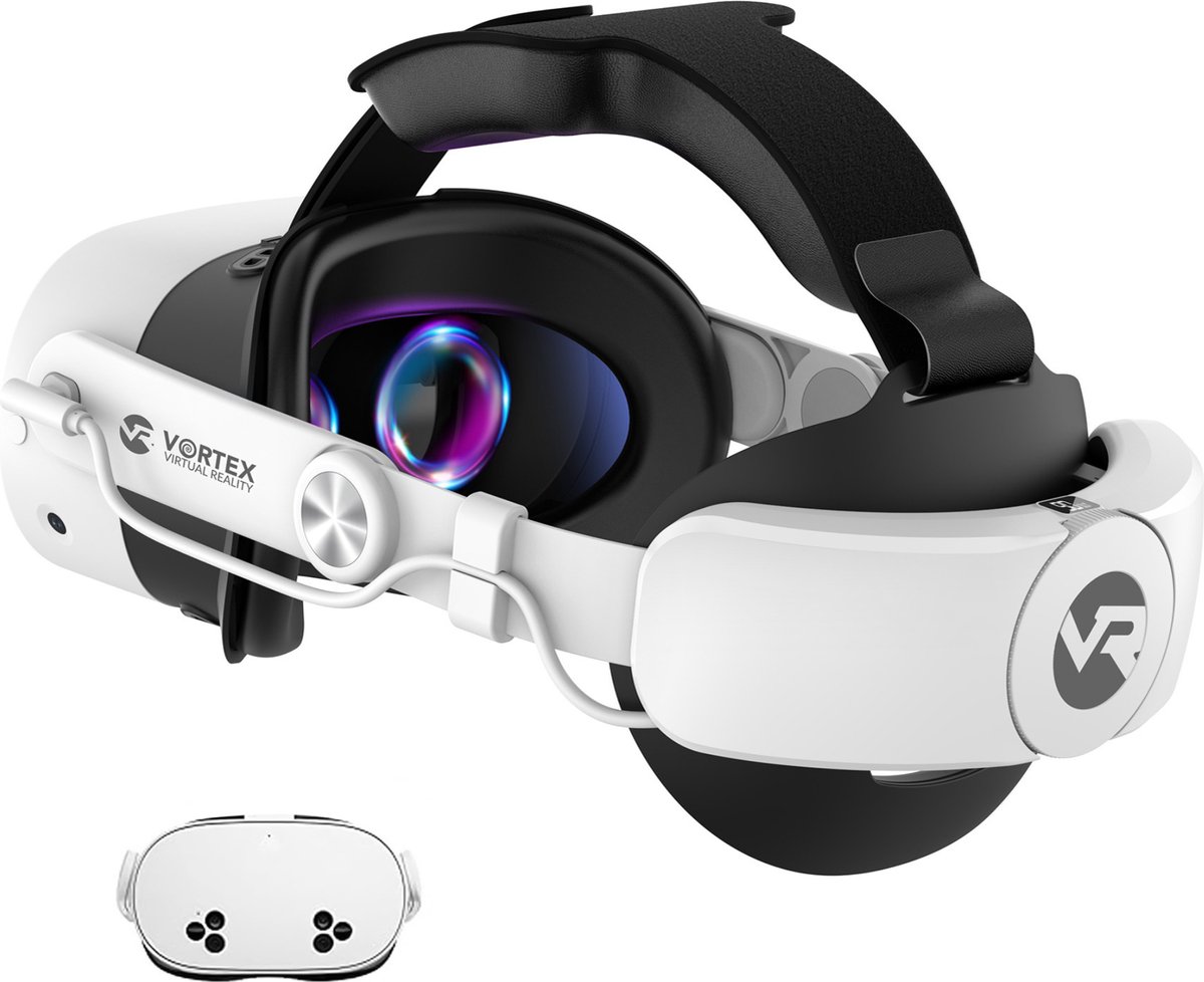 VortexVR Elite Strap met 10000 mAh batterij | voor Meta Quest 3S & Quest 3