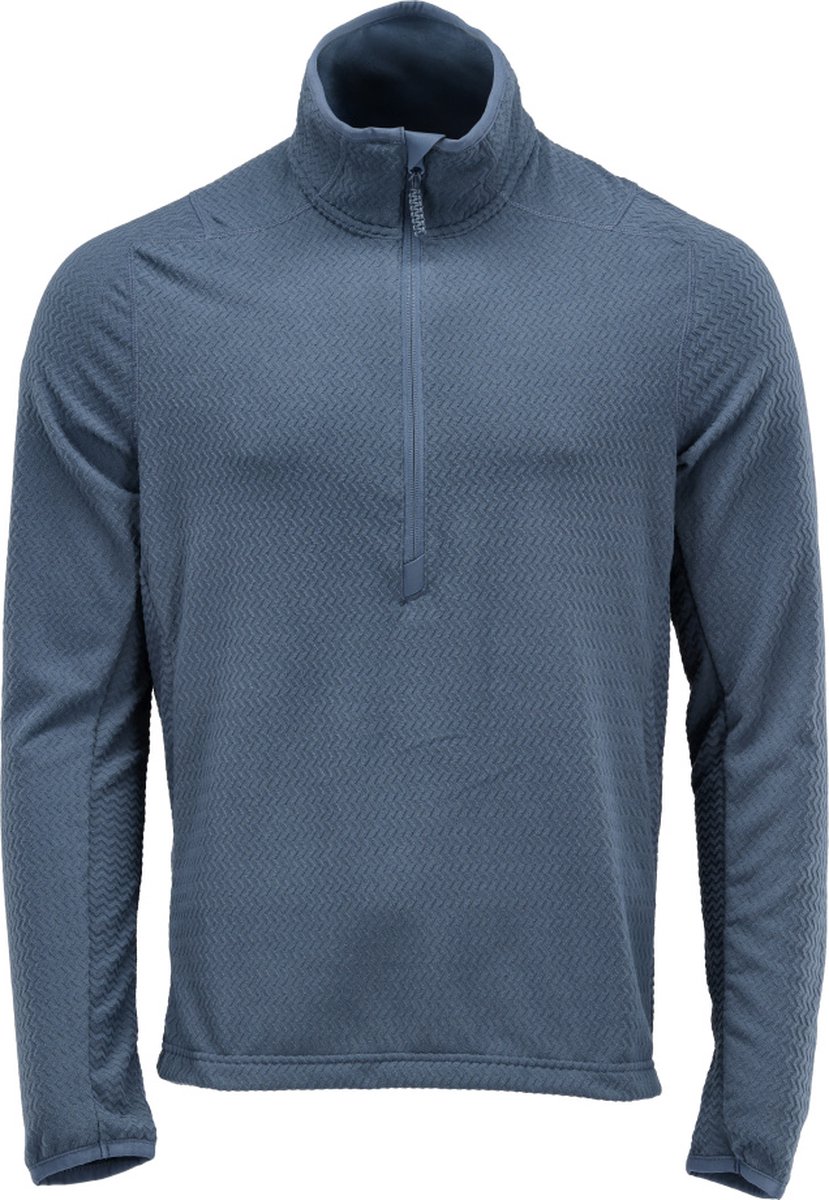 Mascot Customized Microfleece trui met korte rits 22703-639 - steenblauw - 3XL