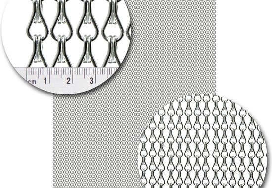 Aluminium vliegengordijn Mini Zilver afm 90x 210 cm — afbeelding 3