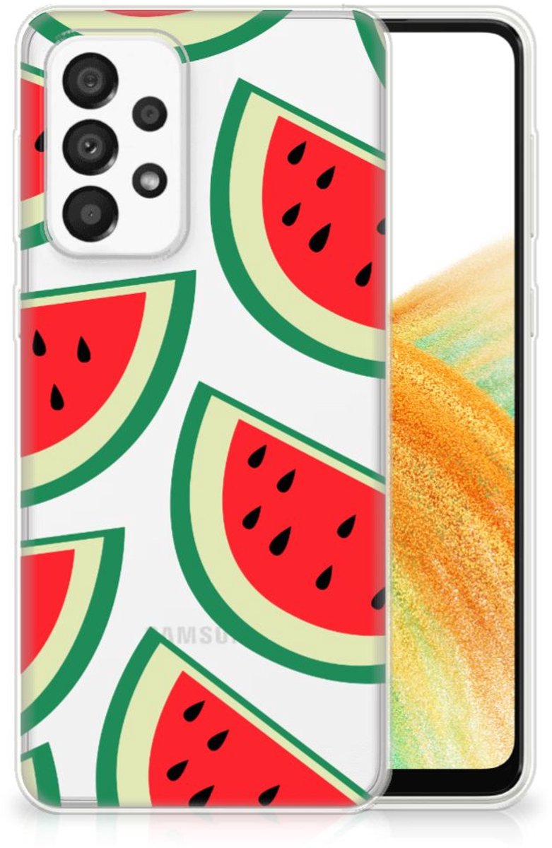 Samsung Galaxy A33 5G Siliconen Case Watermelons