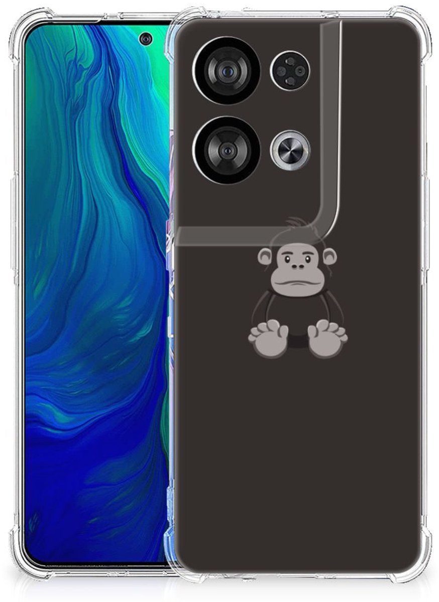 OPPO Reno8 Stevig Bumper Hoesje Gorilla