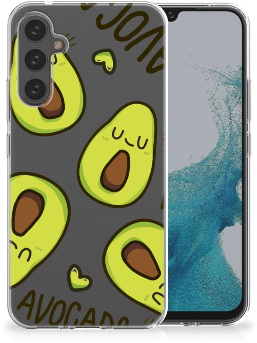 Samsung Galaxy A34 Telefoonhoesje met Naam Avocado Singing