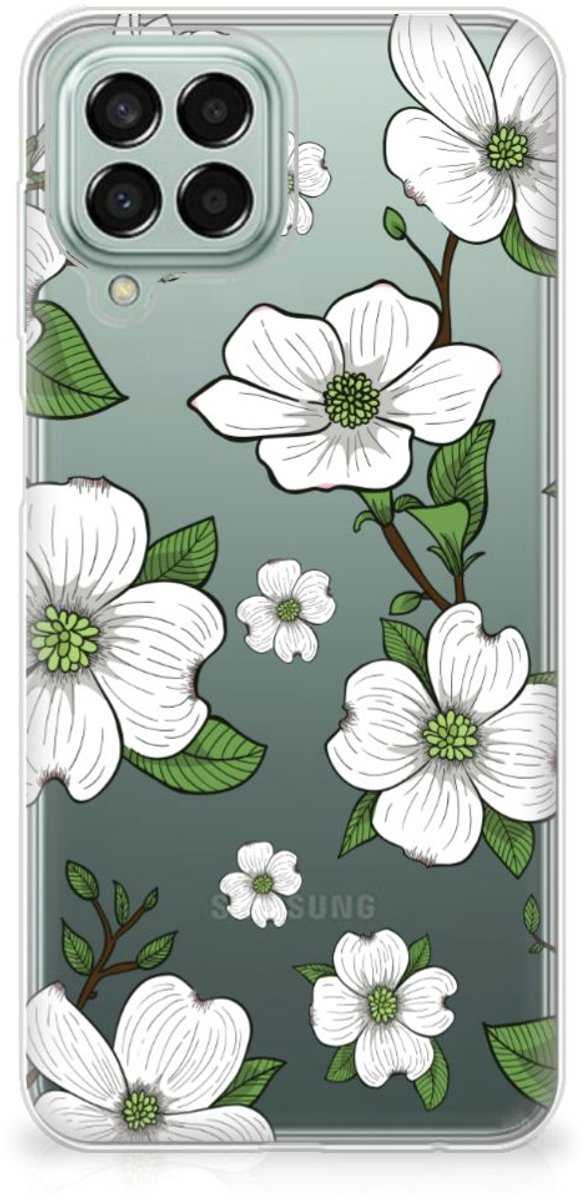 Samsung Galaxy M33 TPU Case Dogwood Flowers