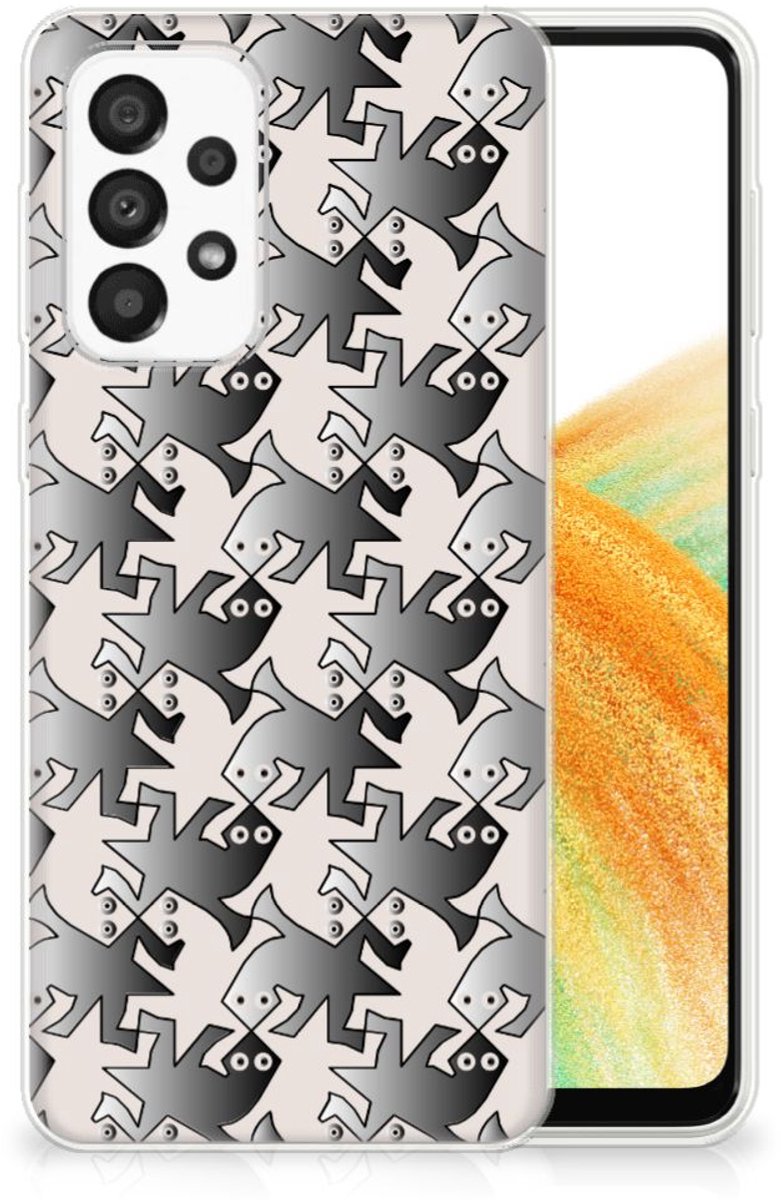 Samsung Galaxy A33 5G TPU Hoesje Salamander Grey