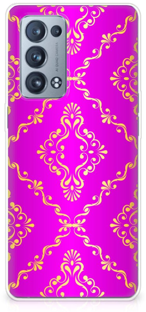 Siliconen Hoesje OPPO Reno 6 Pro Plus 5G Barok Roze