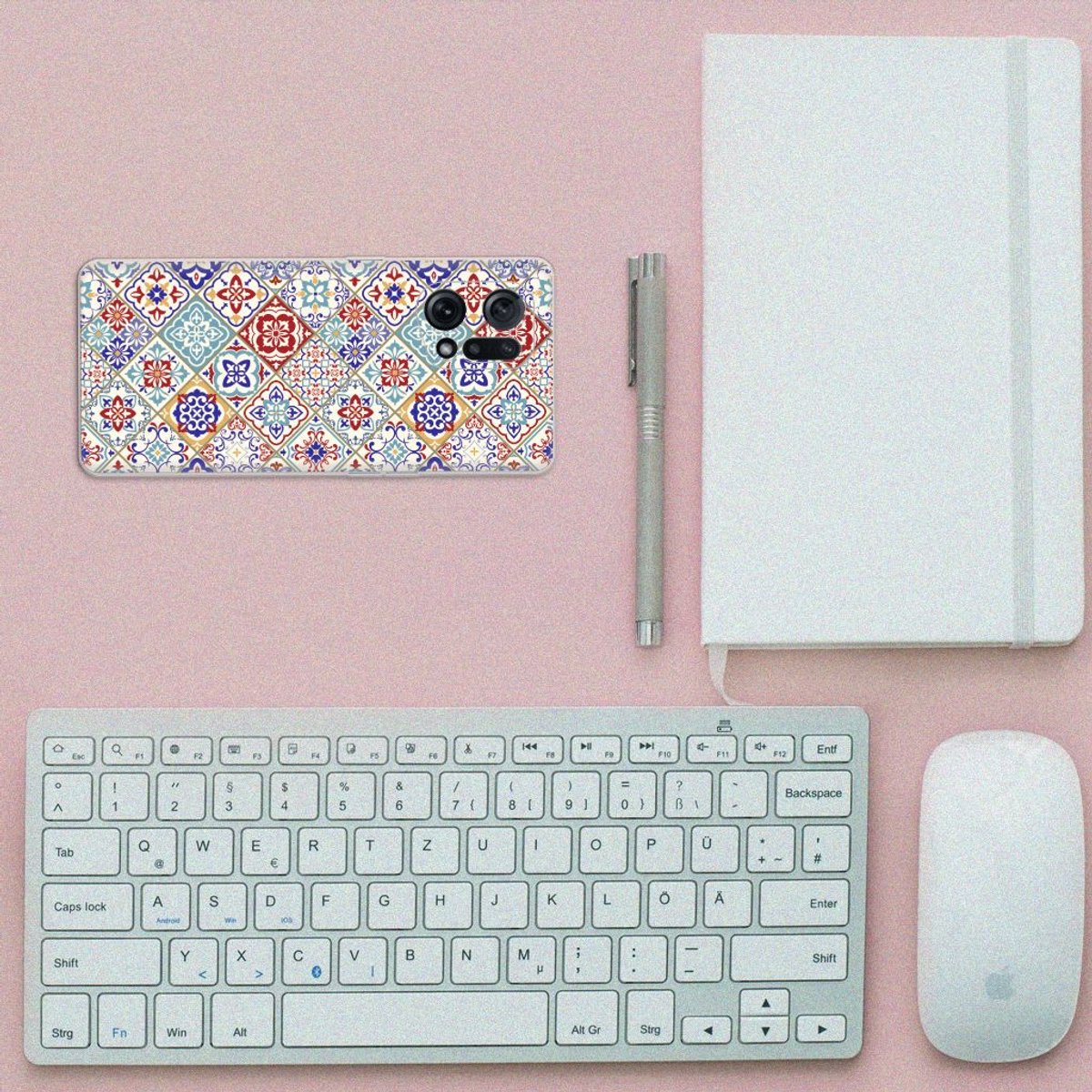OPPO Find X5 TPU Siliconen Hoesje Tiles Color