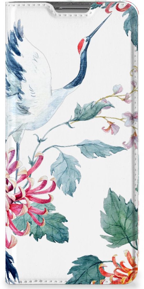 OPPO Find X5 Hoesje maken Bird Flowers
