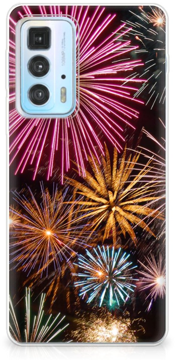 Motorola Edge 20 Pro Silicone Back Cover Vuurwerk