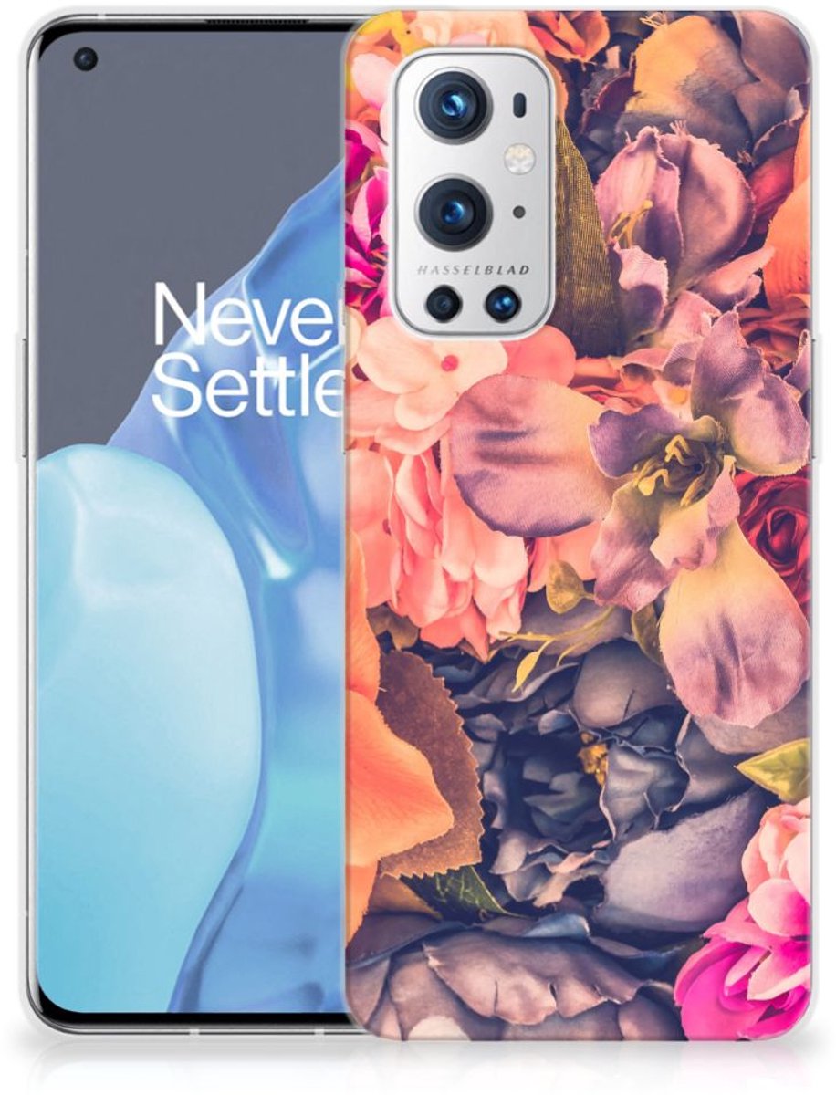 Back Cover voor OnePlus 9 Pro TPU Case Bosje Bloemen
