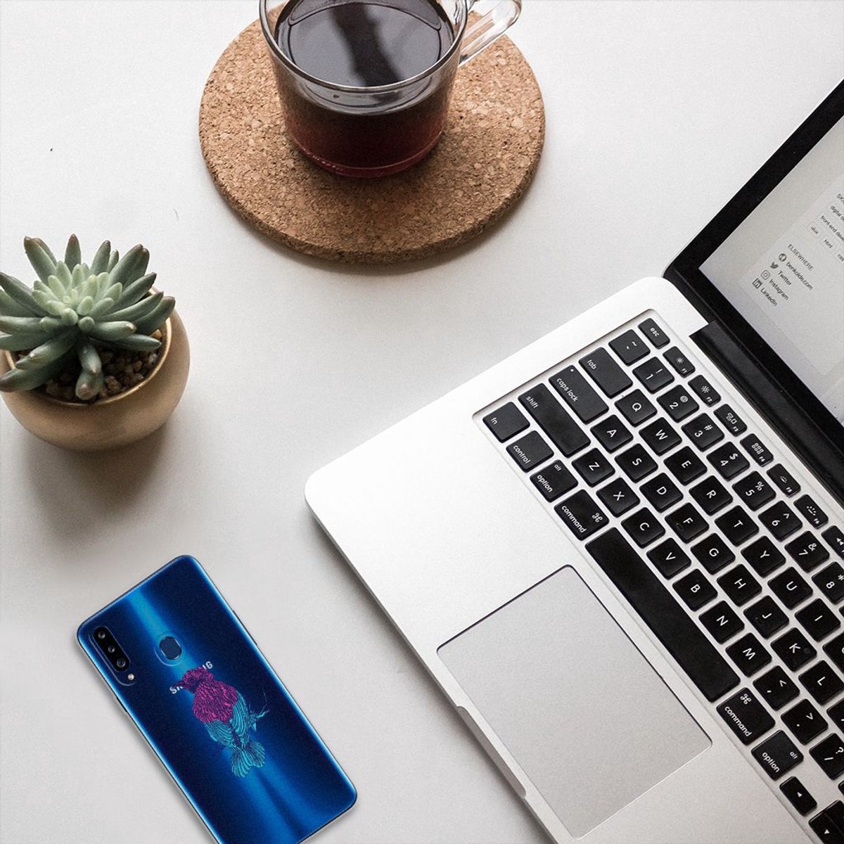 Samsung Galaxy A20s Telefoonhoesje met Naam Merel