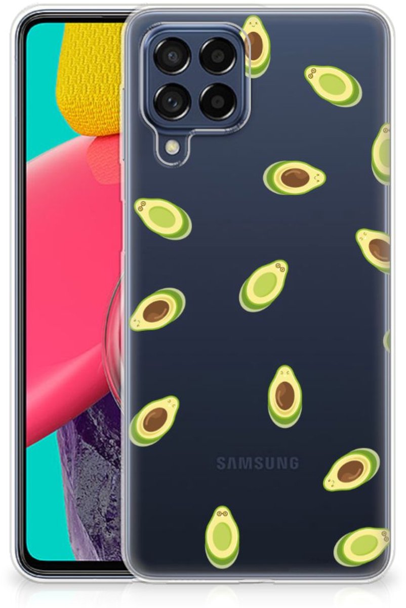 Samsung Galaxy M53 Siliconen Case Avocado