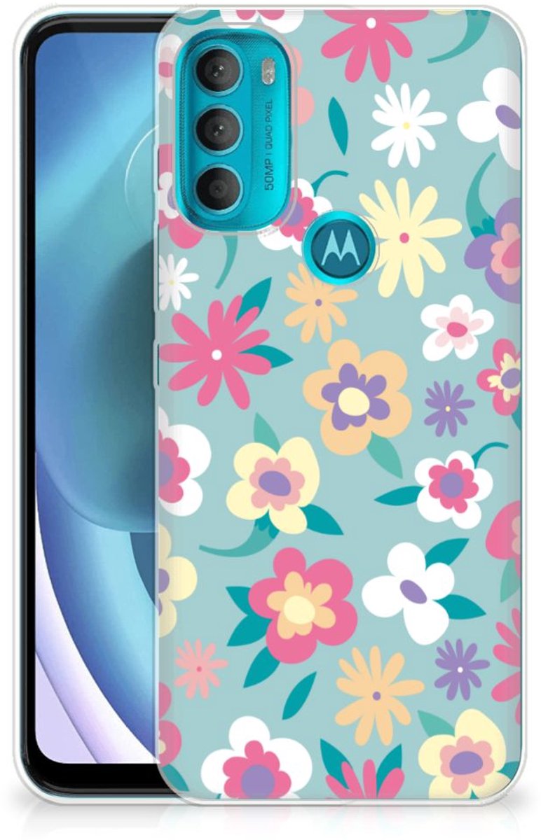 Motorola Moto G71 5G TPU Case Flower Power
