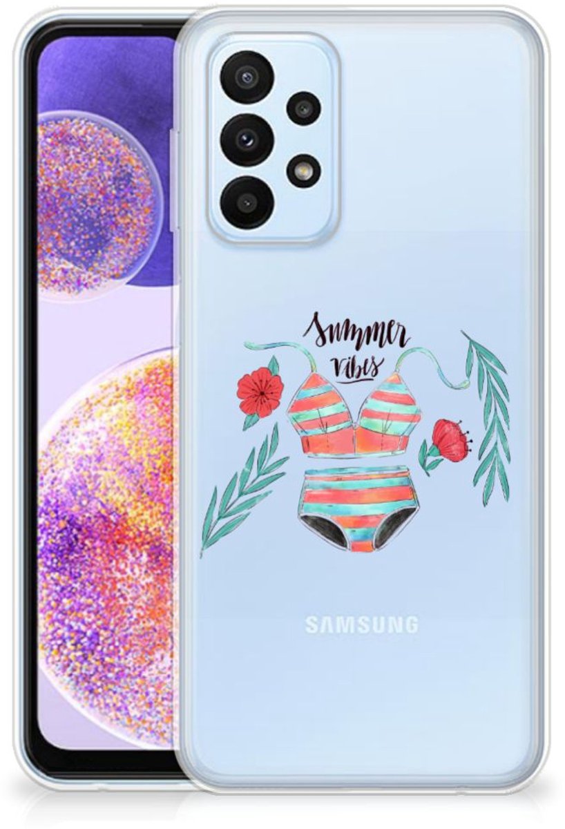 Samsung Galaxy A23 Telefoonhoesje met Naam Boho Summer