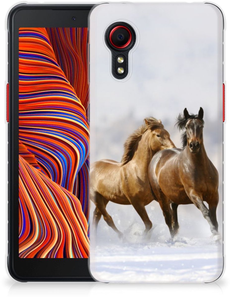 Samsung Galaxy Xcover 5 TPU Hoesje Paarden