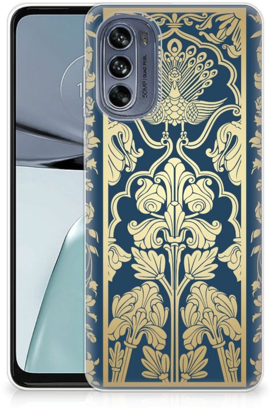Coque Téléphone pour Motorola Moto G62 5G Etui Housse Fleurs beiges