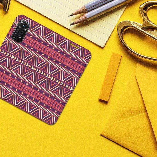 Bookcase Xiaomi Redmi Note 11/11S Smart Cover Aztec Violet