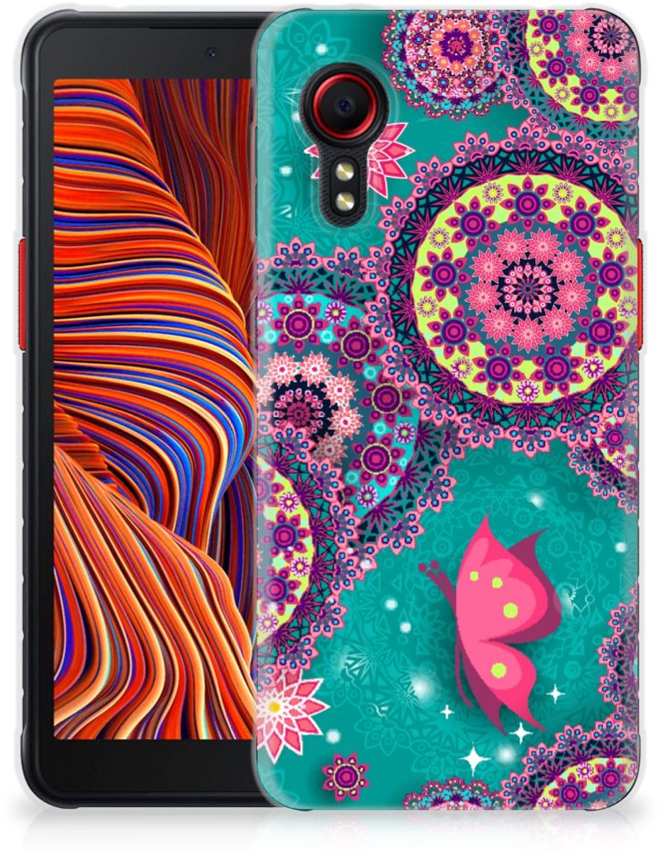 Samsung Galaxy Xcover 5 Hoesje maken Cirkels en Vlinders