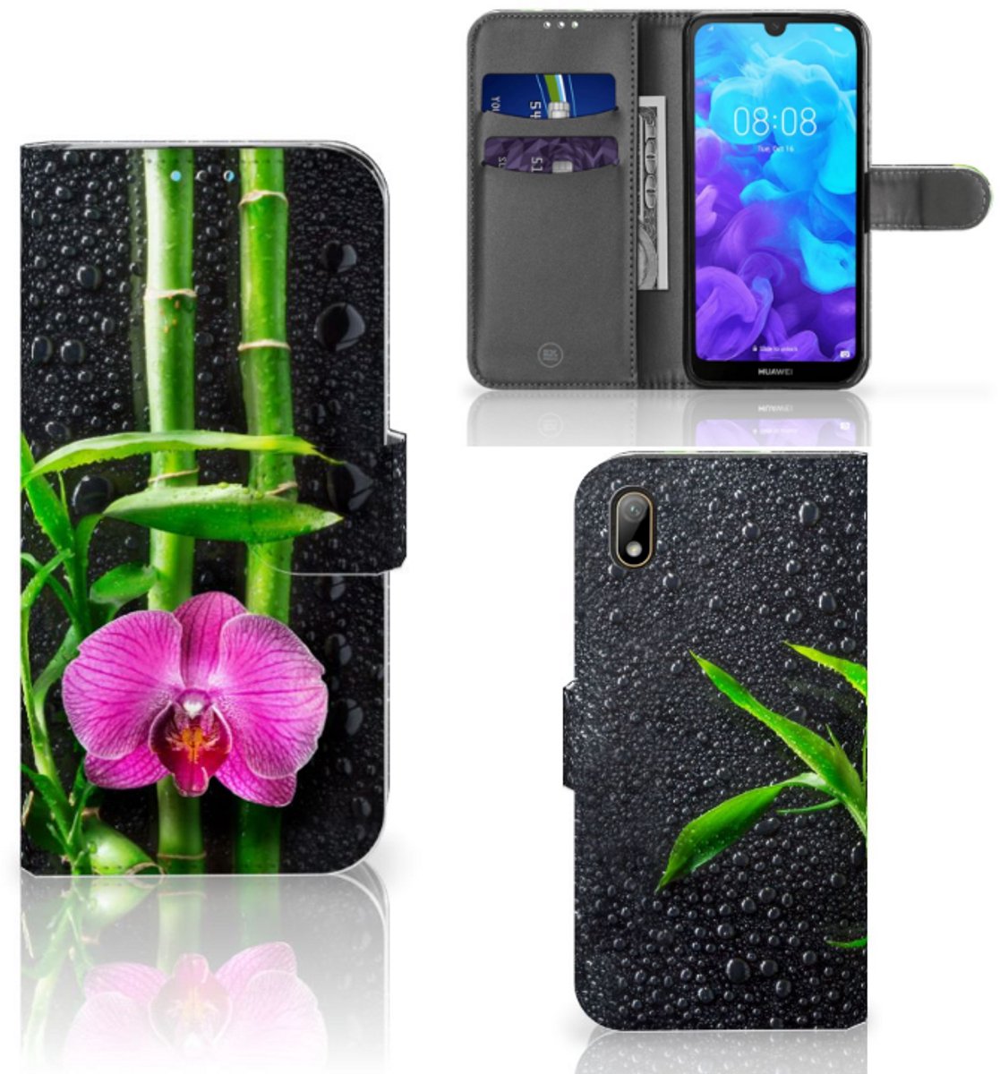 Huawei Y5 (2019) Hoesje Orchidee