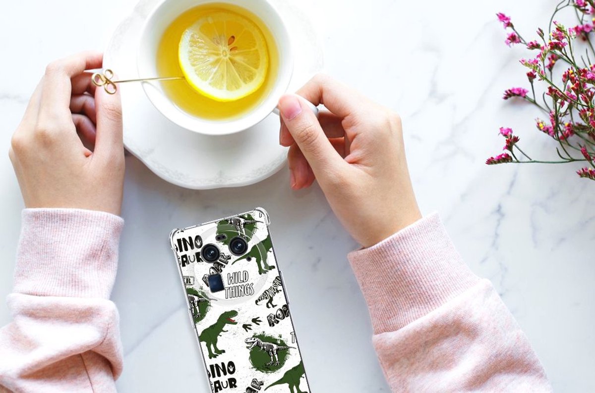 Case Anti-shock voor OPPO Find X6 Dinosaurus