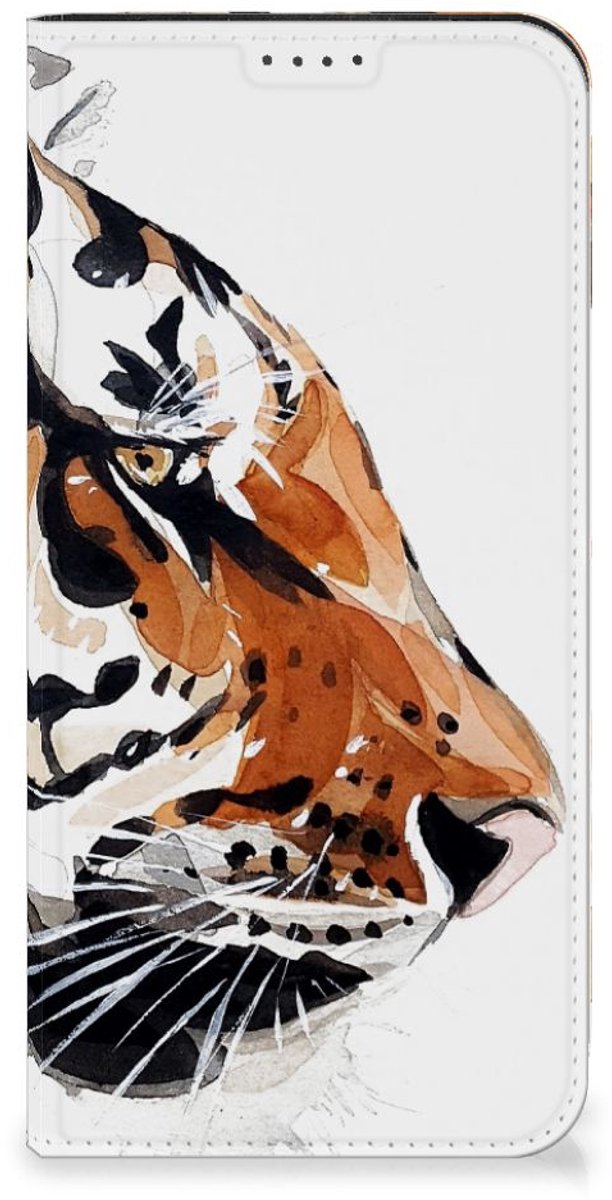 Bookcase Fairphone 5 Watercolor Tiger