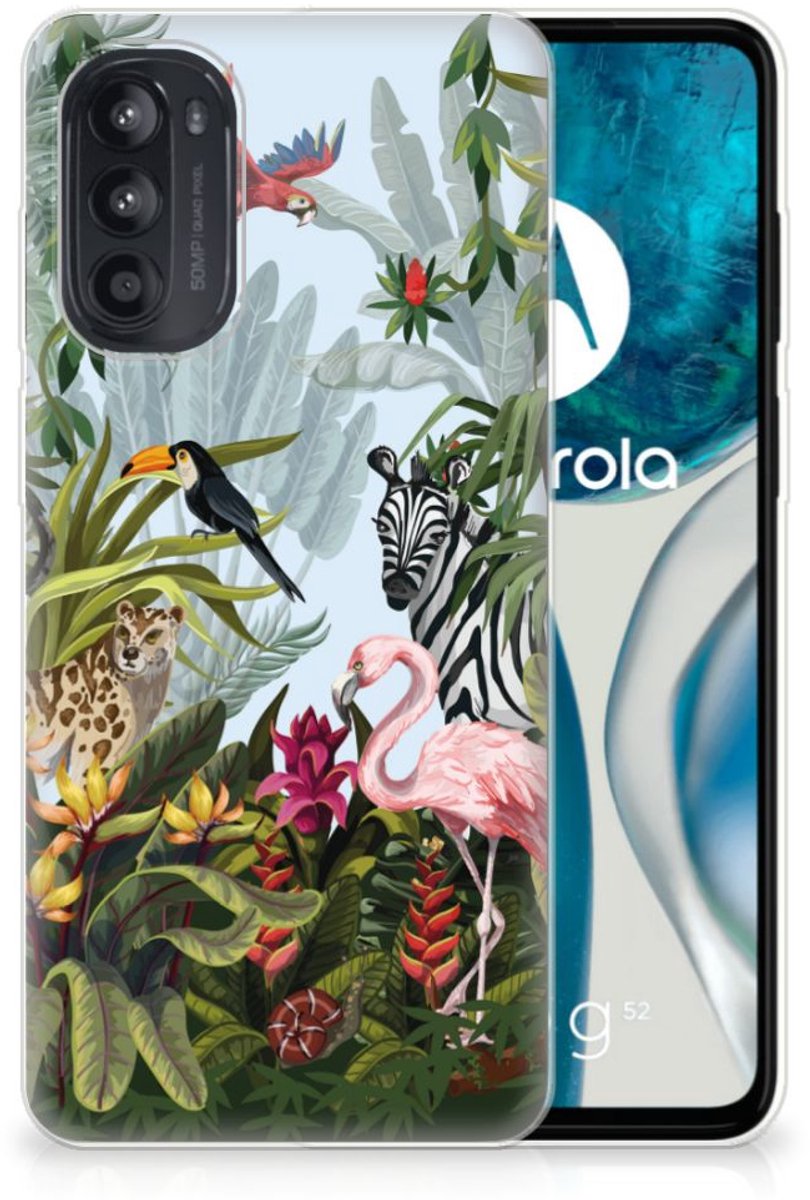 TPU Hoesje voor Motorola Moto G52/G82 Jungle