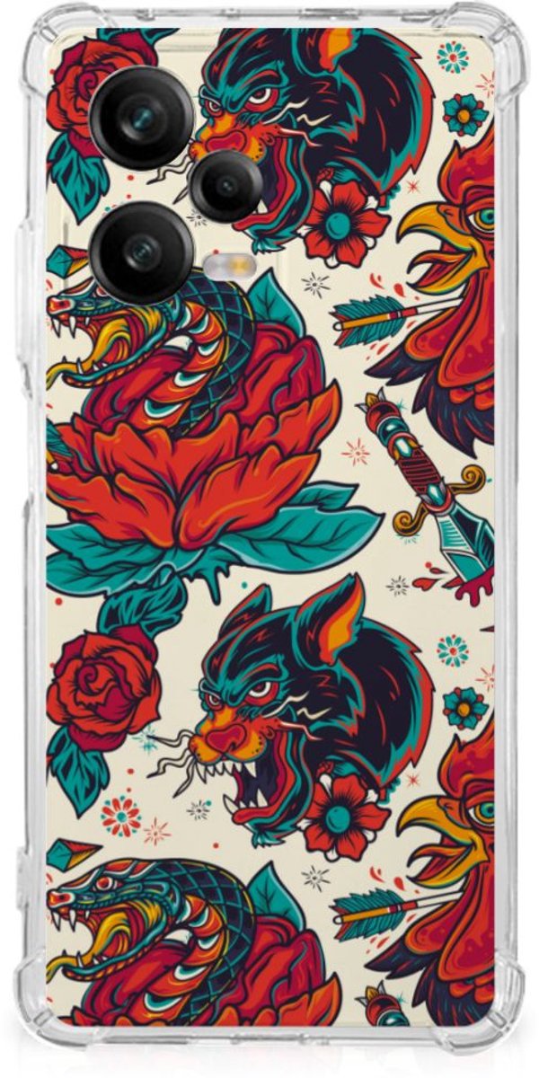 Anti-shock Hoesje met foto voor Xiaomi Redmi Note 12 Pro Plus Old Skool