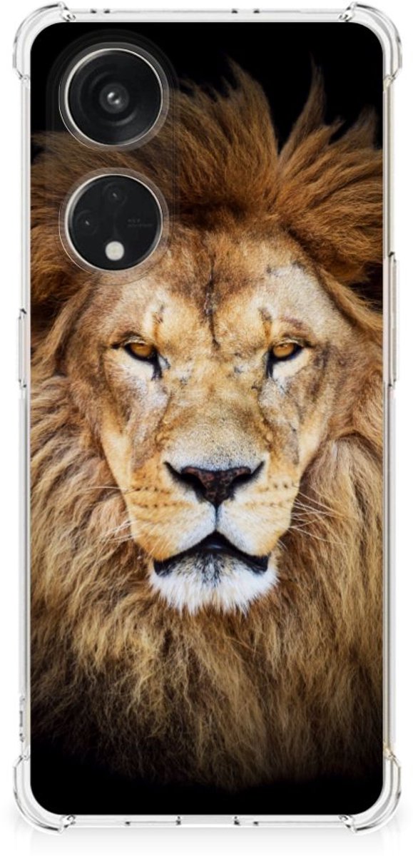 OPPO A98 Case Anti-shock Leeuw