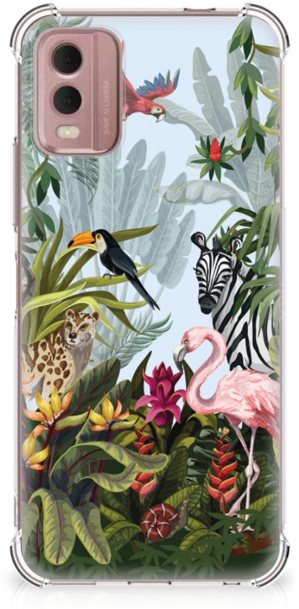 Case Anti-shock voor Nokia C32 Jungle