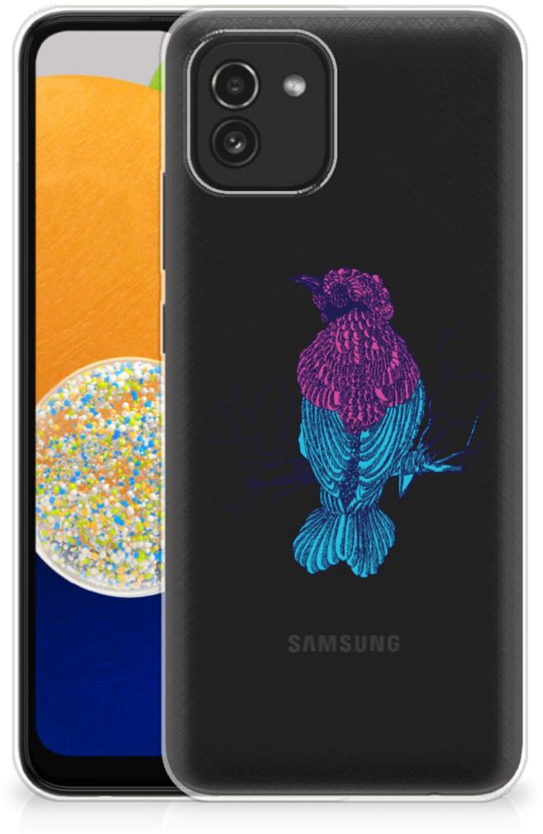Samsung Galaxy A03 Telefoonhoesje met Naam Merel