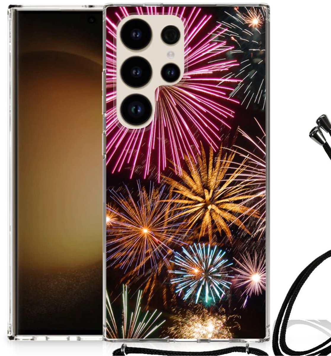 Samsung Galaxy S24 Ultra Anti Shock Bumper Case Vuurwerk