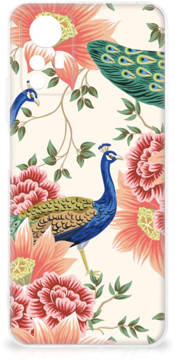 TPU Hoesje voor Xiaomi Redmi Note 12S Pink Peacock